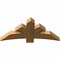Ekena Millwork Davenport Rough Sawn Timber Gable Bracket, Western Red Cedar, 48"W x 22"H x 4"D x 6"F, 11/12 Pitch GBW048X22X0406DAV00RWR - alternate 3